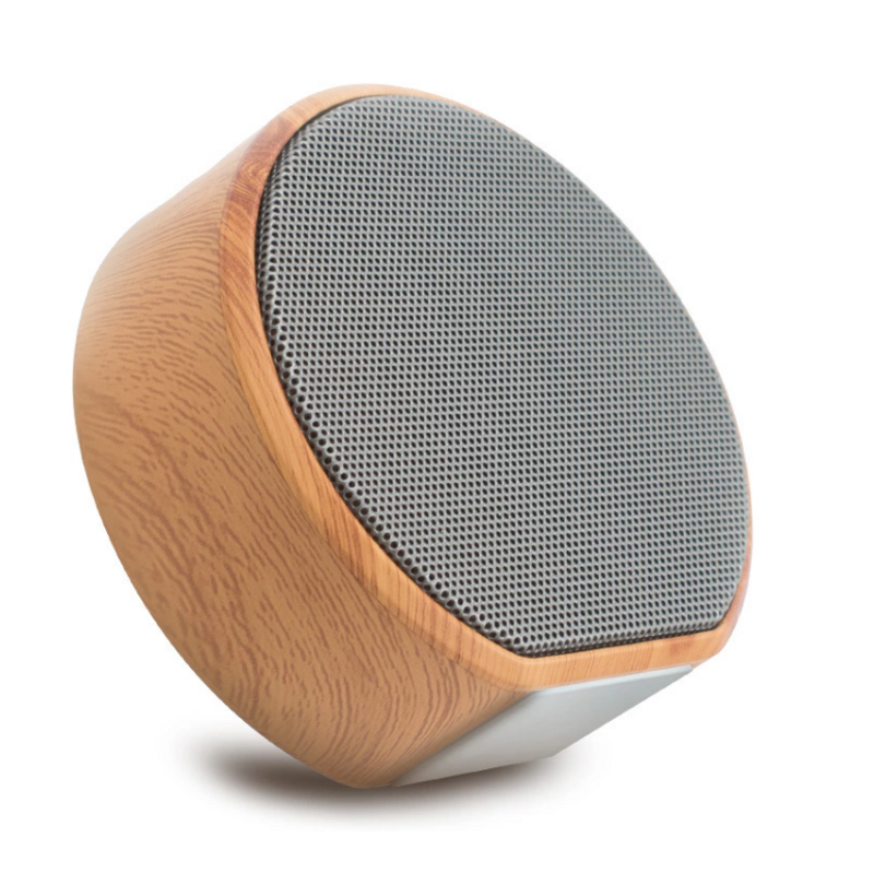 Vezeték Nélküli Fa Bluetooth Hangszóró Fekete